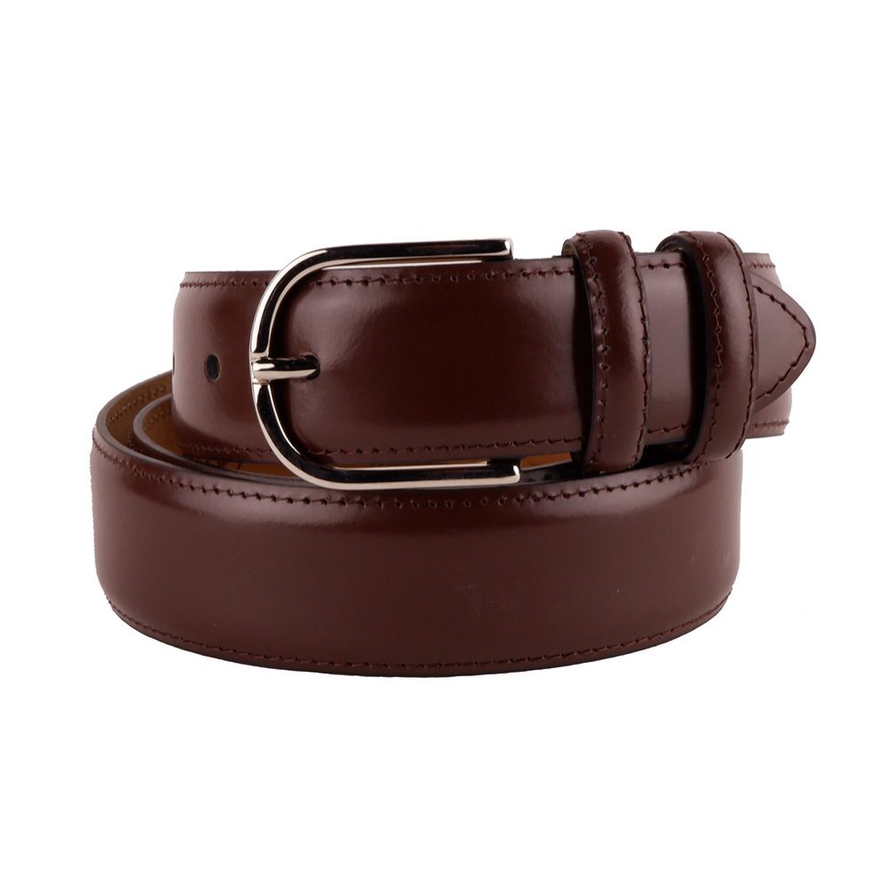 Made in Italy Elegant Italian Leather Belt Ensemble Made in Italy