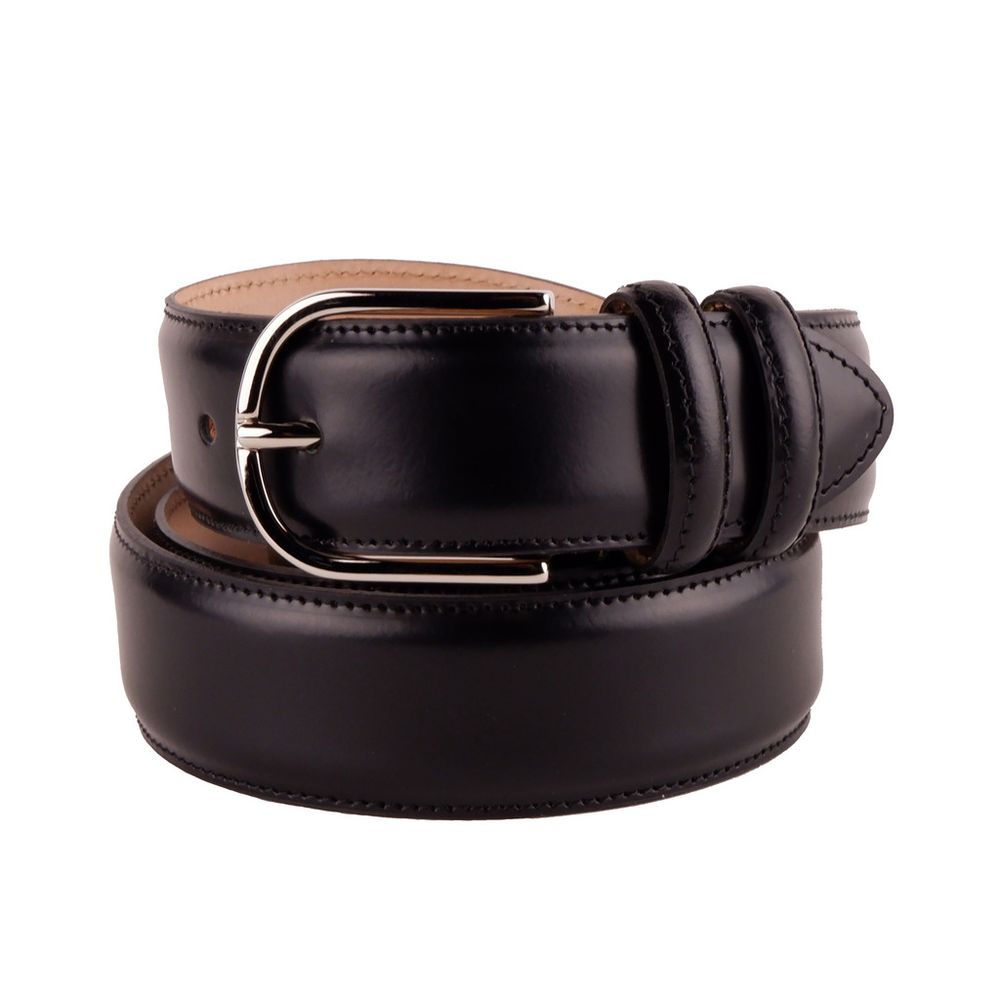 Made in Italy Elegant Italian Leather Belt Ensemble Made in Italy