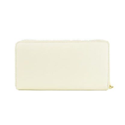 Cavalli Class Elegant White Calfskin Leather Wallet Cavalli Class