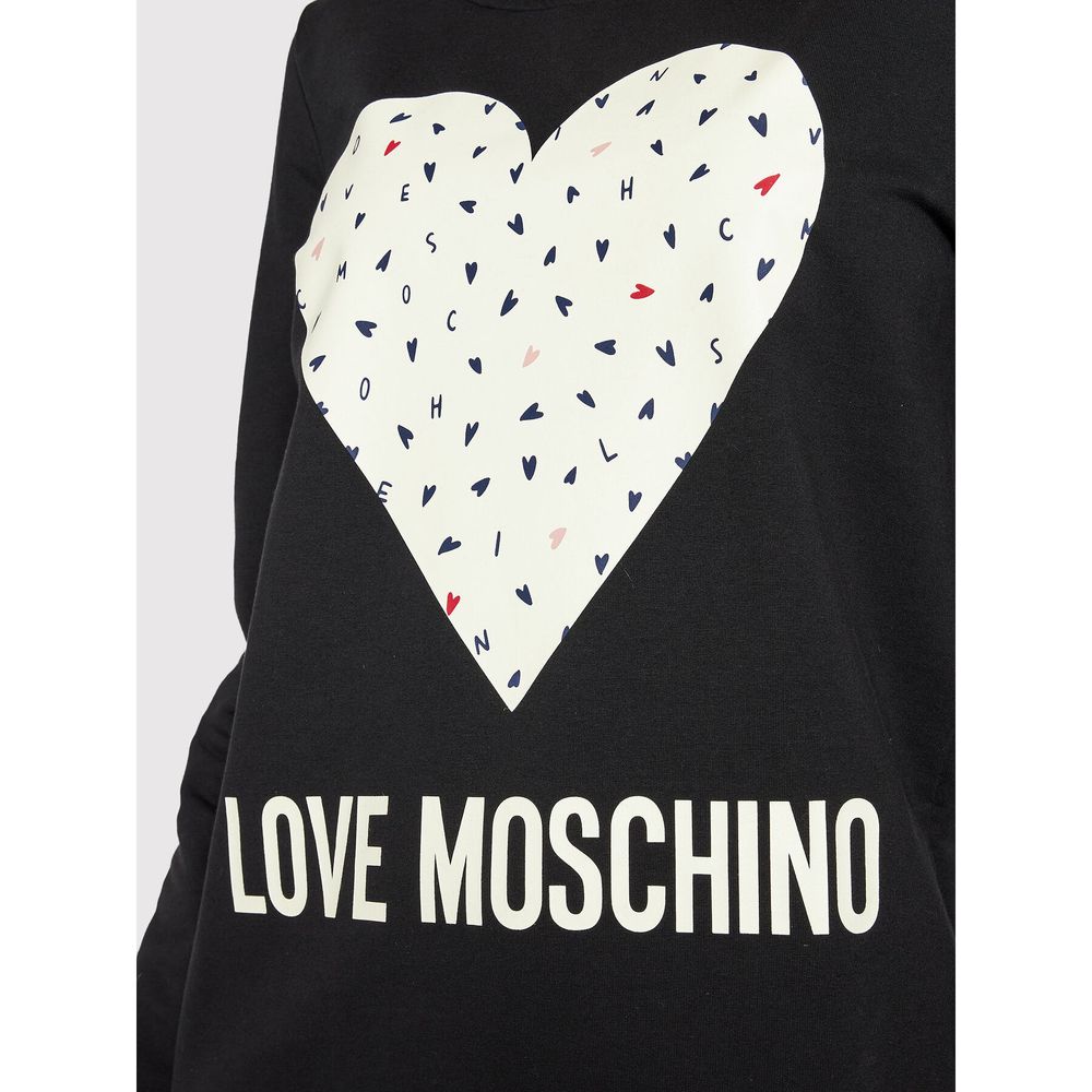 Chic Blue Cotton Love Moschino Dress Love Moschino