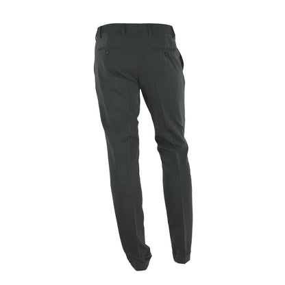 Made in Italy Elegant Italian Gray Trousers for Men Made in Italy