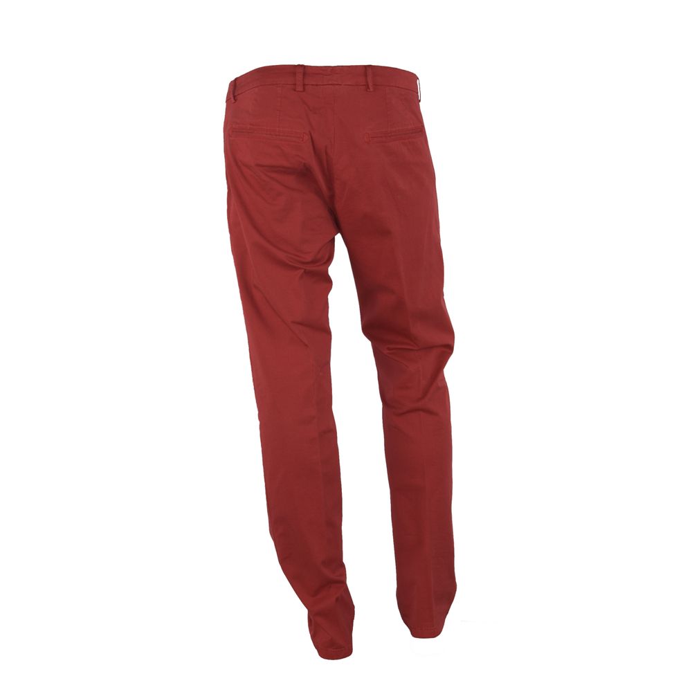 Made in Italy Chic Summer Cotton-Blend Trousers Made in Italy