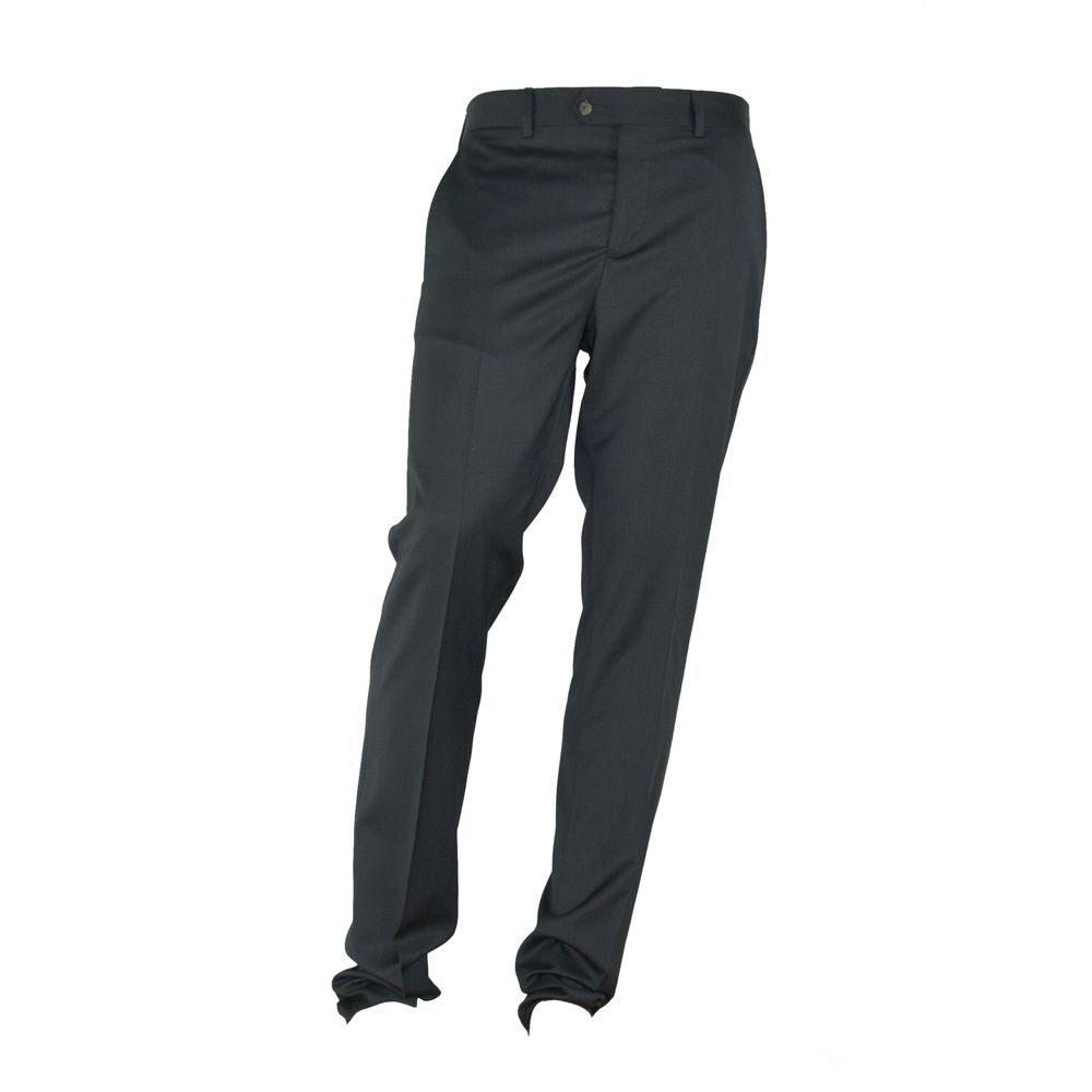 Made in Italy Elegant Italian Gray Trousers Made in Italy