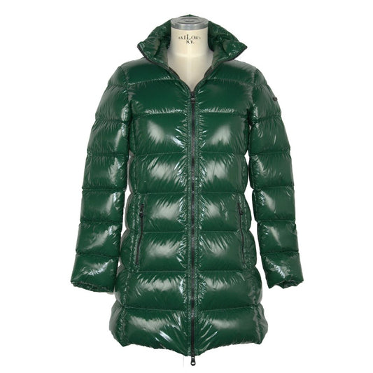 Refrigiwear Elegant Shine Long Down Jacket - Stay Warm & Chic Refrigiwear