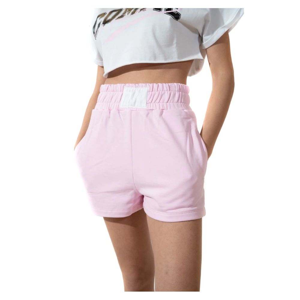 Comme Des Fuckdown Chic Stretch Cotton Logo Shorts Comme Des Fuckdown