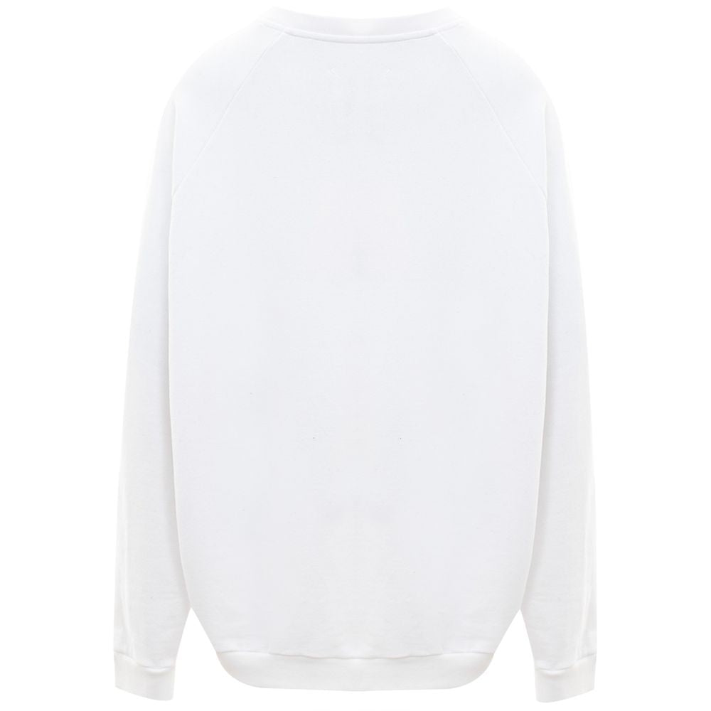 Maison Margiela Elegant Cotton Knit Sweater in Pristine White Maison Margiela