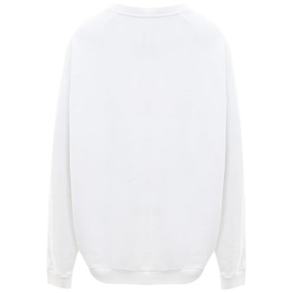 Maison Margiela Elegant Cotton Knit Sweater in Pristine White Maison Margiela