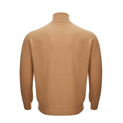 KANGRA Elegant Woolen Brown Sweater for Men KANGRA