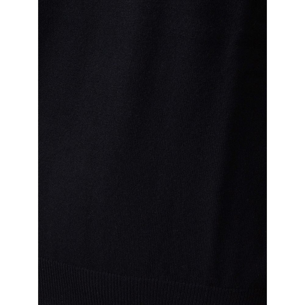 KANGRA Elegant Black Wool Sweater for Men KANGRA