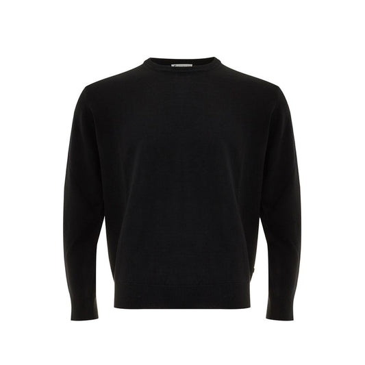 FERRANTE Elegant Black Wool Sweater for Men FERRANTE