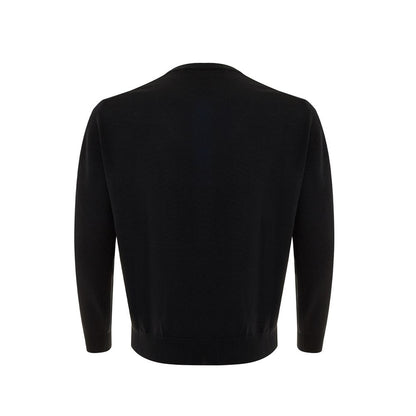 FERRANTE Elegant Black Wool Sweater for Men FERRANTE