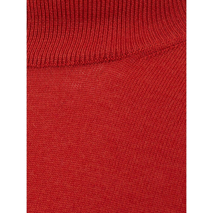 FERRANTE Elegant Wool Rich Red Sweater FERRANTE