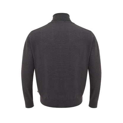 FERRANTE Elegant Gray Wool Sweater for Men FERRANTE