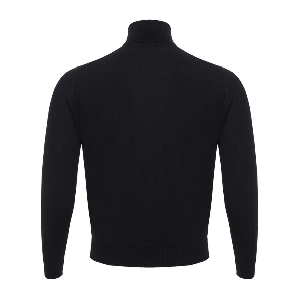 Colombo Italian Cashmere Luxury Black Sweater Colombo