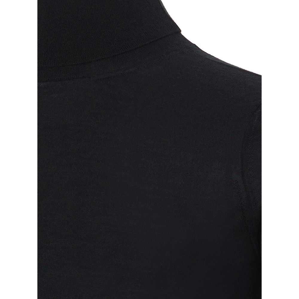 Colombo Italian Cashmere Luxury Black Sweater Colombo