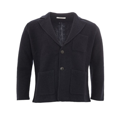 KANGRA Elegant Woolen Blue Jacket for Men KANGRA