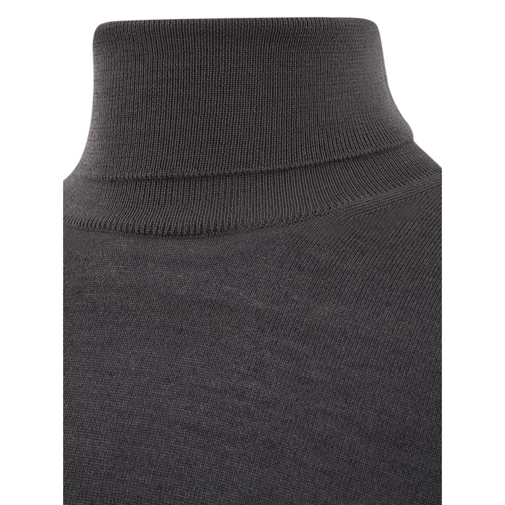 FERRANTE Elegant Gray Wool Sweater for Men FERRANTE