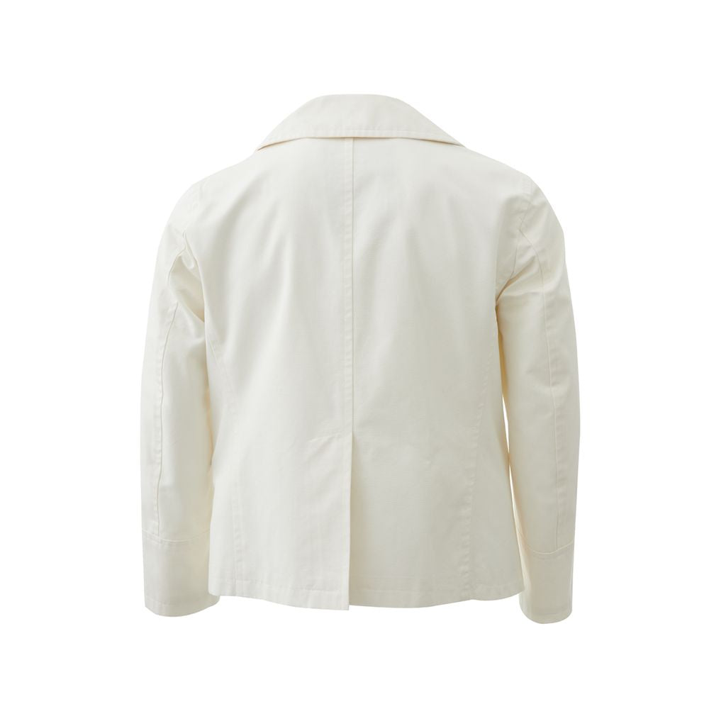 Sealup Elegant White Polyamide Jacket Sealup