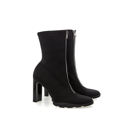 Alexander McQueen Sleek Neoprene Leather Boots Alexander McQueen