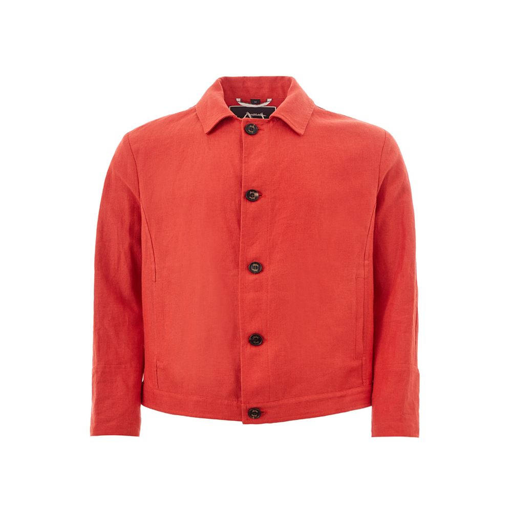 Sealup Elegant Orange Polyester Jacket Sealup