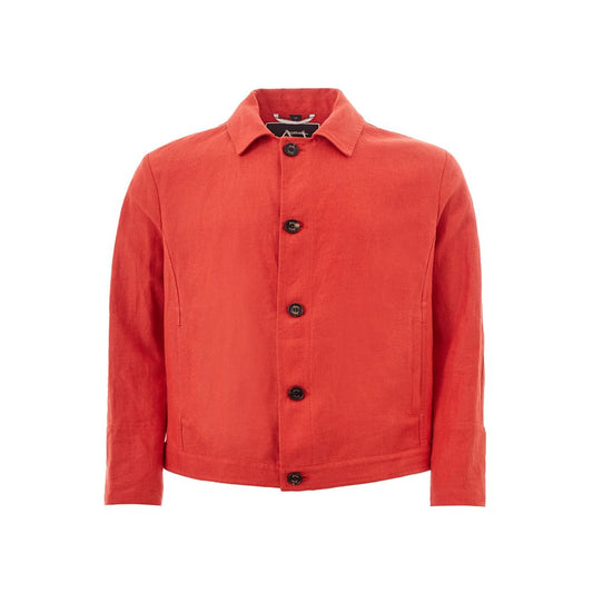 Sealup Elegant Orange Polyester Jacket Sealup