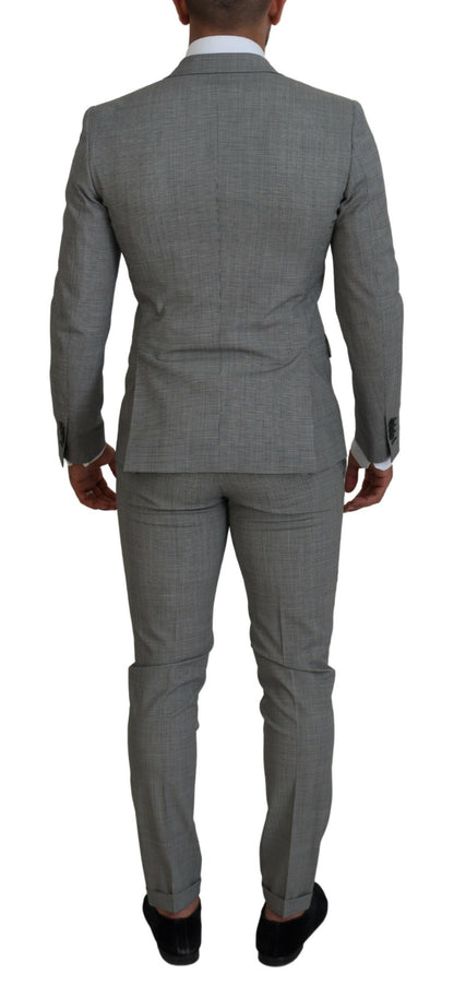 Dsquared² Gray Wool Single Breasted 2 Piece PARIS Suit Dsquared²