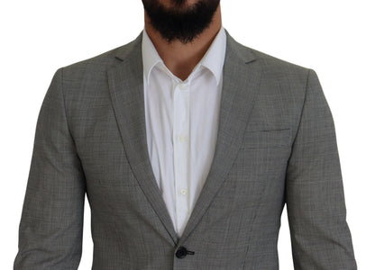 Dsquared² Gray Wool Single Breasted 2 Piece PARIS Suit Dsquared²