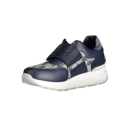 Laura Biagiotti Blue Polyester Sneaker Laura Biagiotti