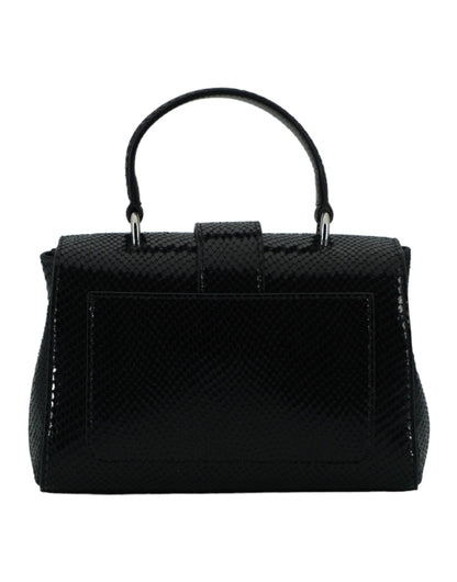 Jimmy Choo Black Leather Top Handle Shoulder Bag Jimmy Choo