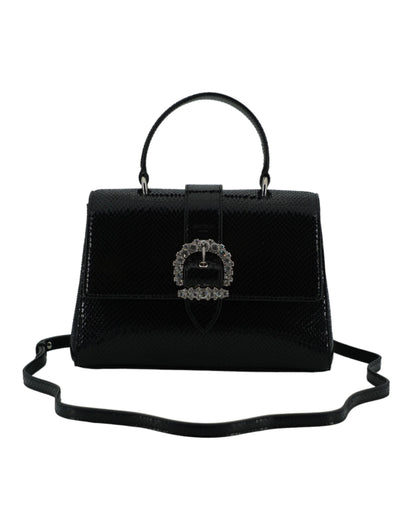 Jimmy Choo Black Leather Top Handle Shoulder Bag Jimmy Choo