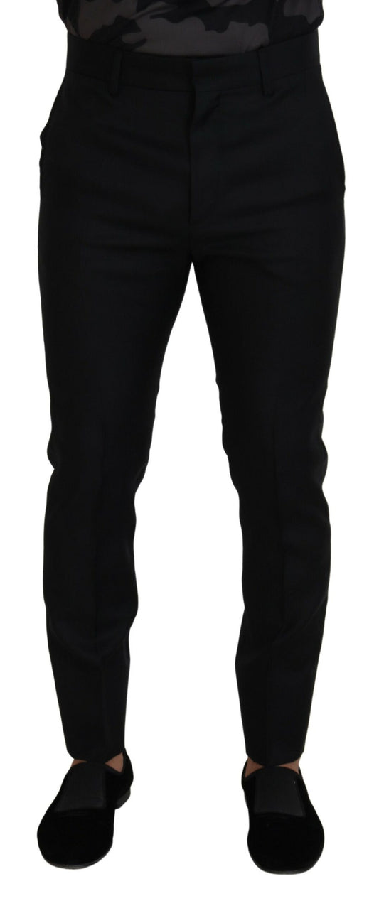 Dsquared² Back Virgin Wool Slim Fit Men Formal Pants Dsquared²