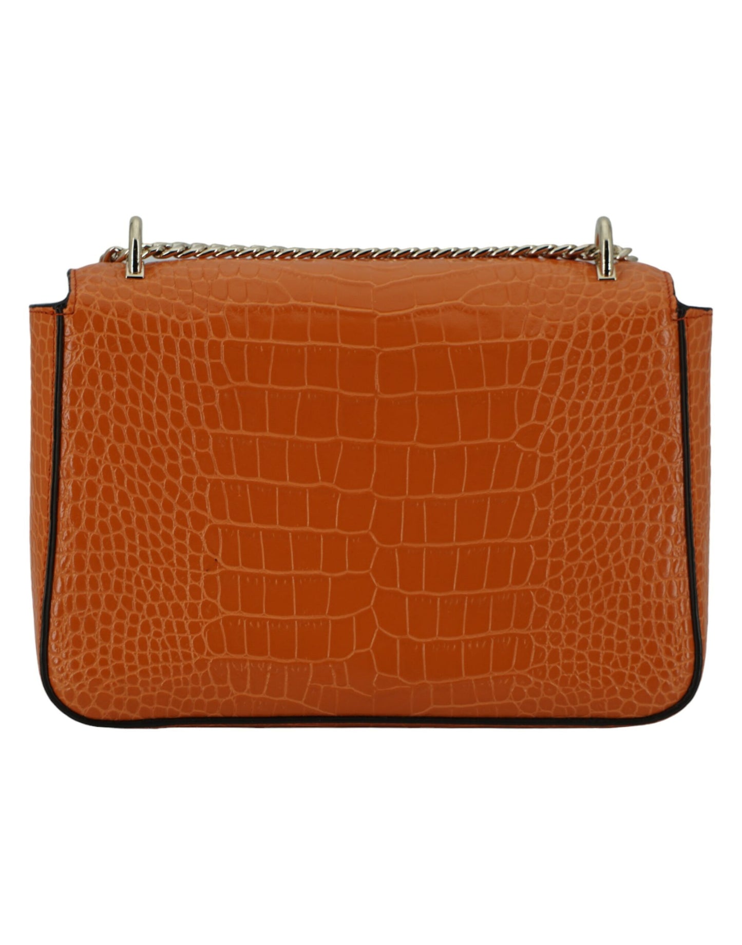 Jimmy Choo Amber Orange Leather Shoulder Bag Jimmy Choo