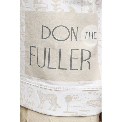 Don The Fuller Chic White Cotton Designer Tee Don The Fuller