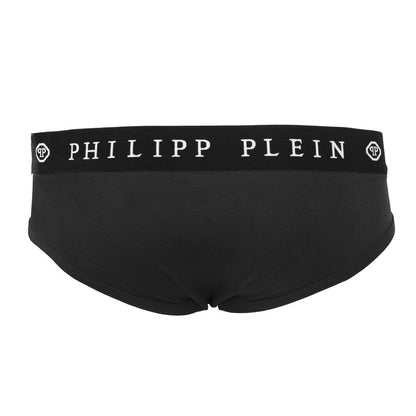 Philipp Plein Sleek Black Boxer Duo with Designer Flair Philipp Plein