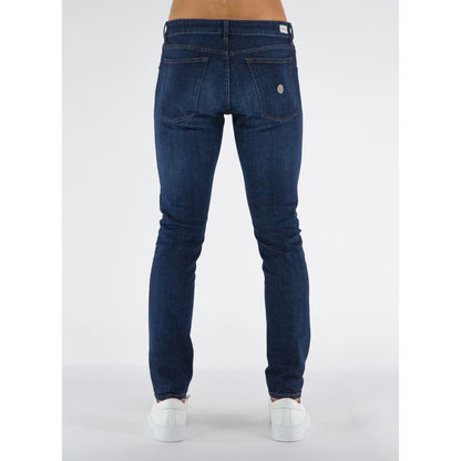 Don The Fuller Elegant Dark Blue Cotton Stretch Jeans Don The Fuller