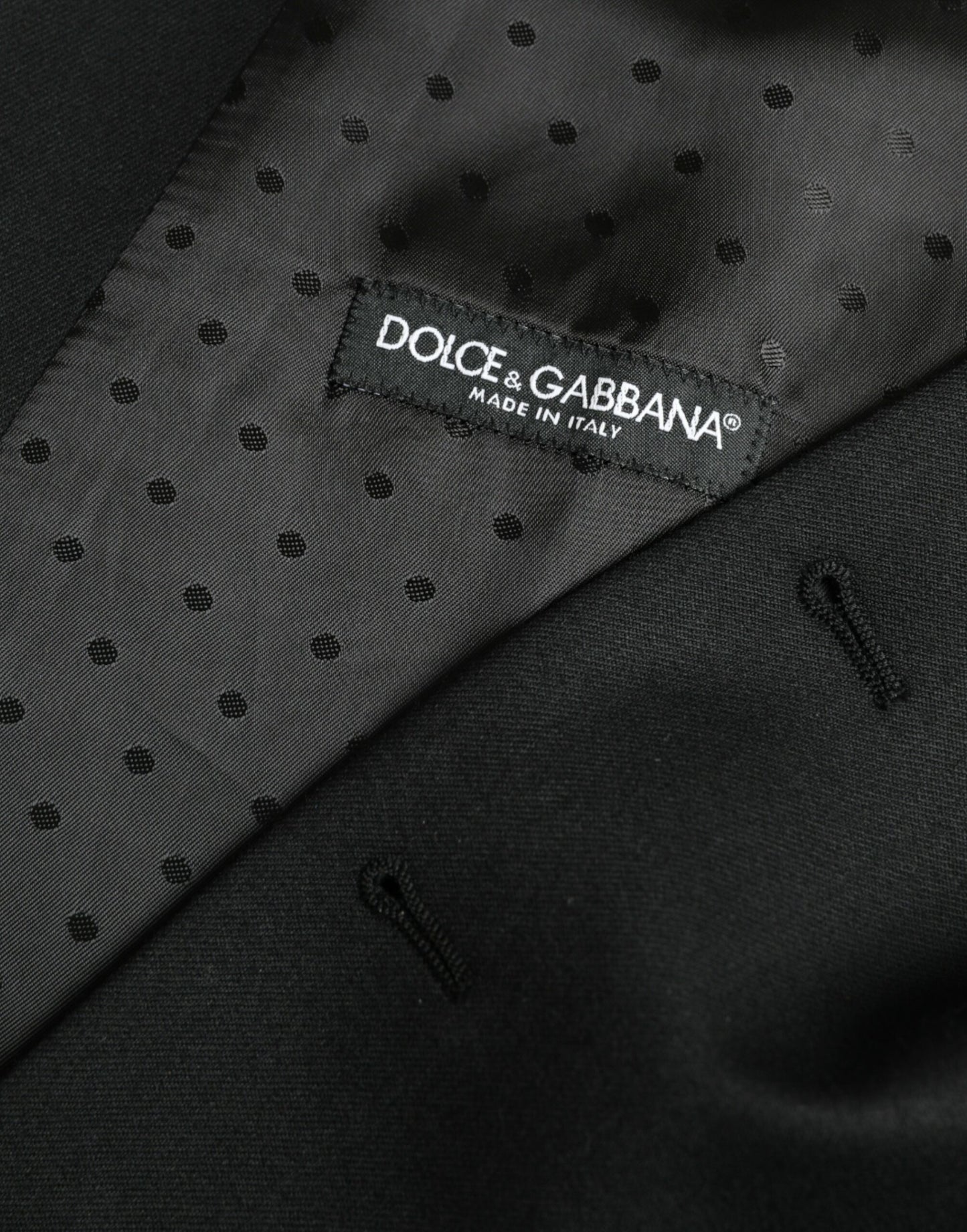 Dolce & Gabbana Black Silk Waistcoat Dress Formal Vest Dolce & Gabbana