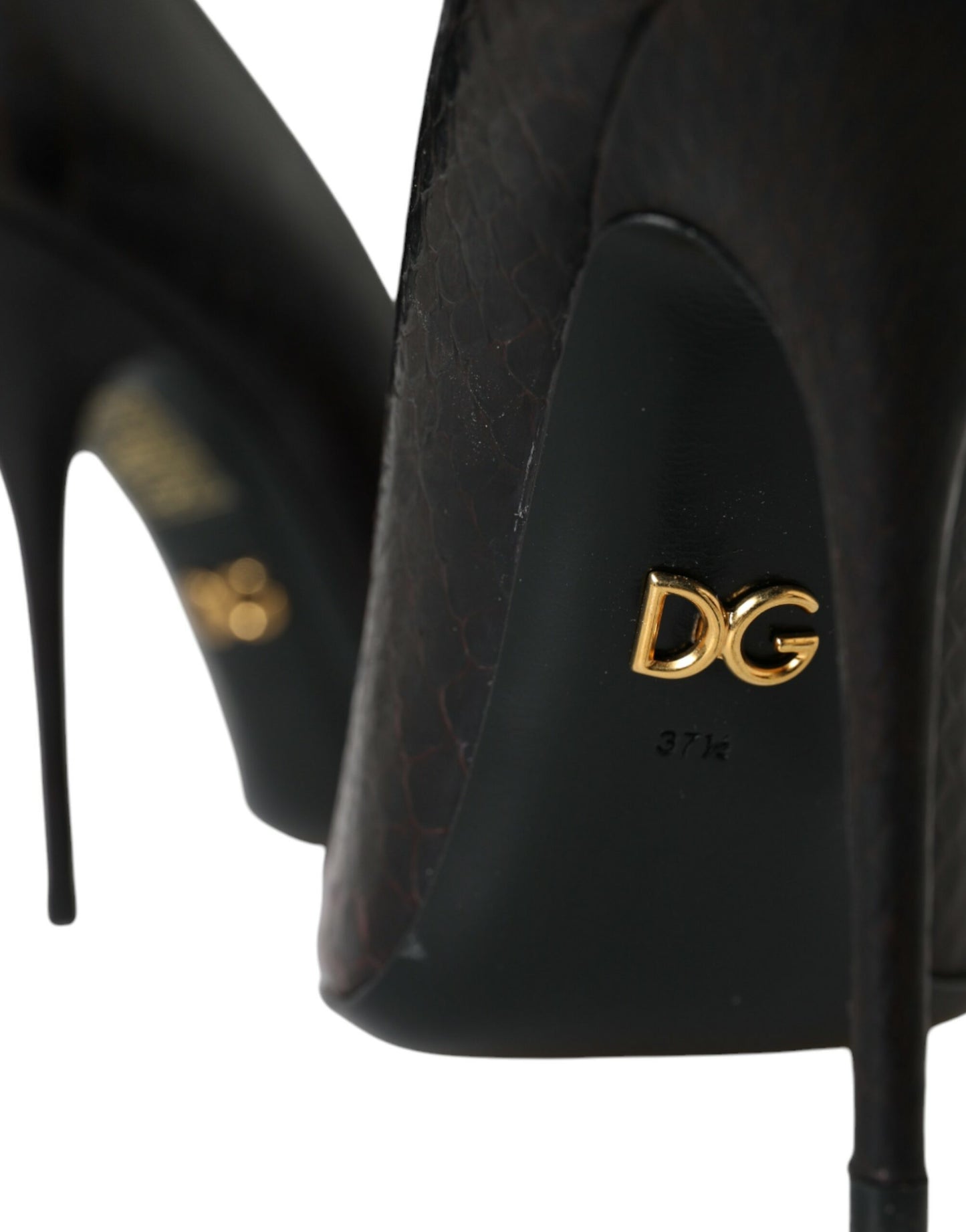 Dolce & Gabbana Multicolor Exotic Leather Heels Pumps Shoes Dolce & Gabbana