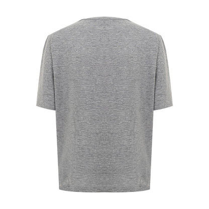 Dsquared² Chic Gray Cotton Tee for the Modern Woman Dsquared²