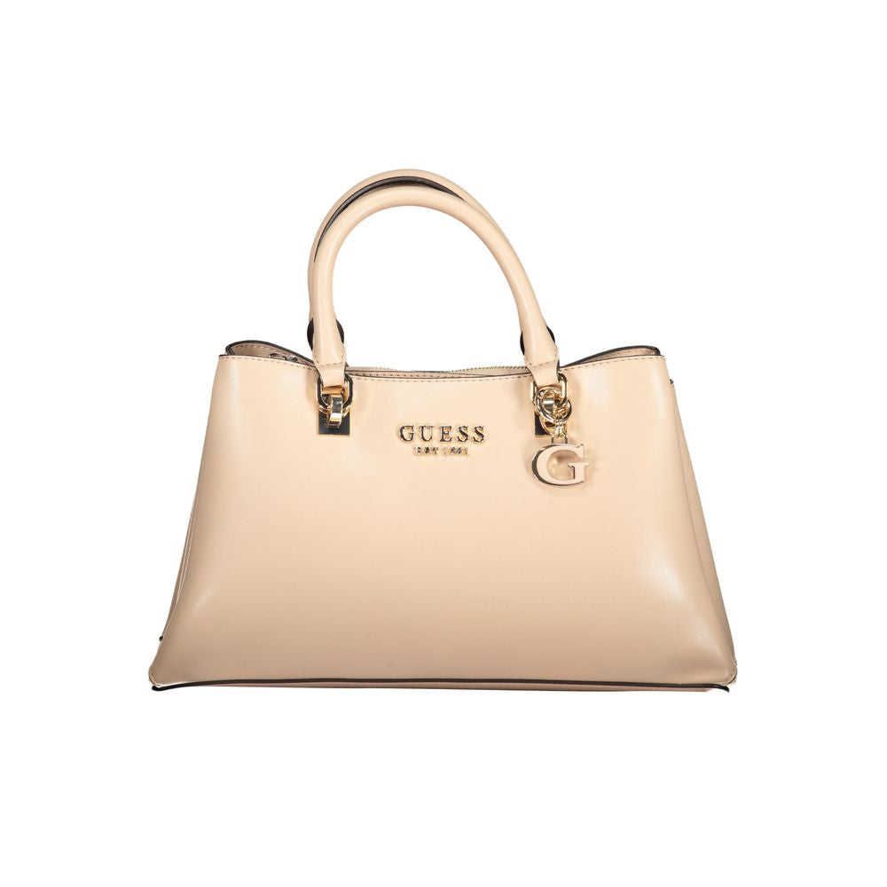 Guess Jeans Beige Polyethylene Handbag Guess Jeans