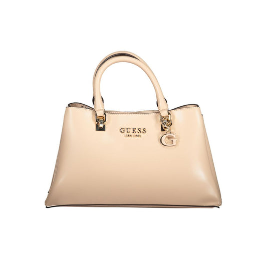 Guess Jeans Beige Polyethylene Handbag Guess Jeans