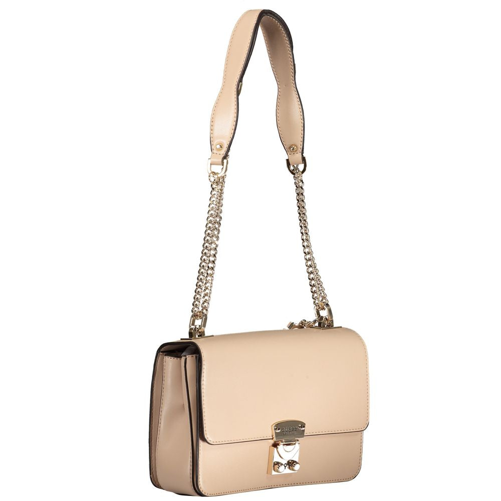 Guess Jeans Beige Polyethylene Handbag Guess Jeans