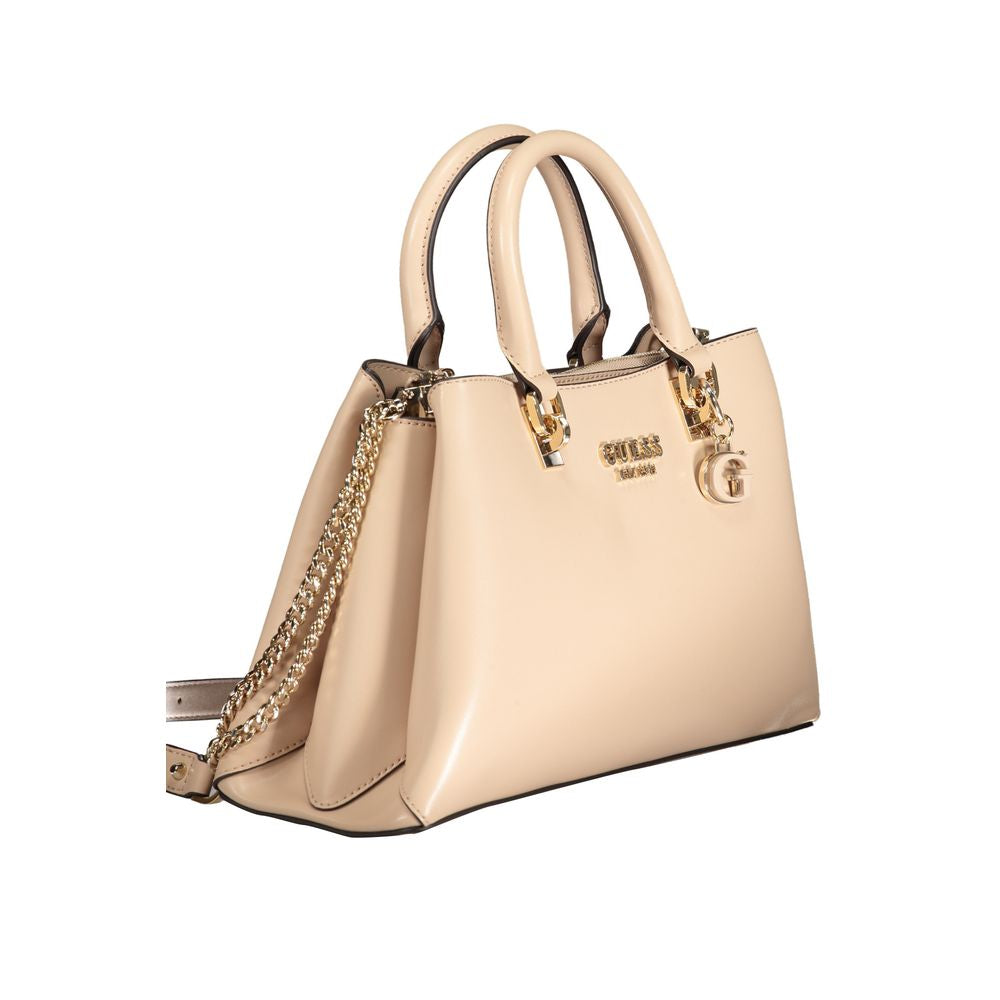 Guess Jeans Beige Polyethylene Handbag Guess Jeans