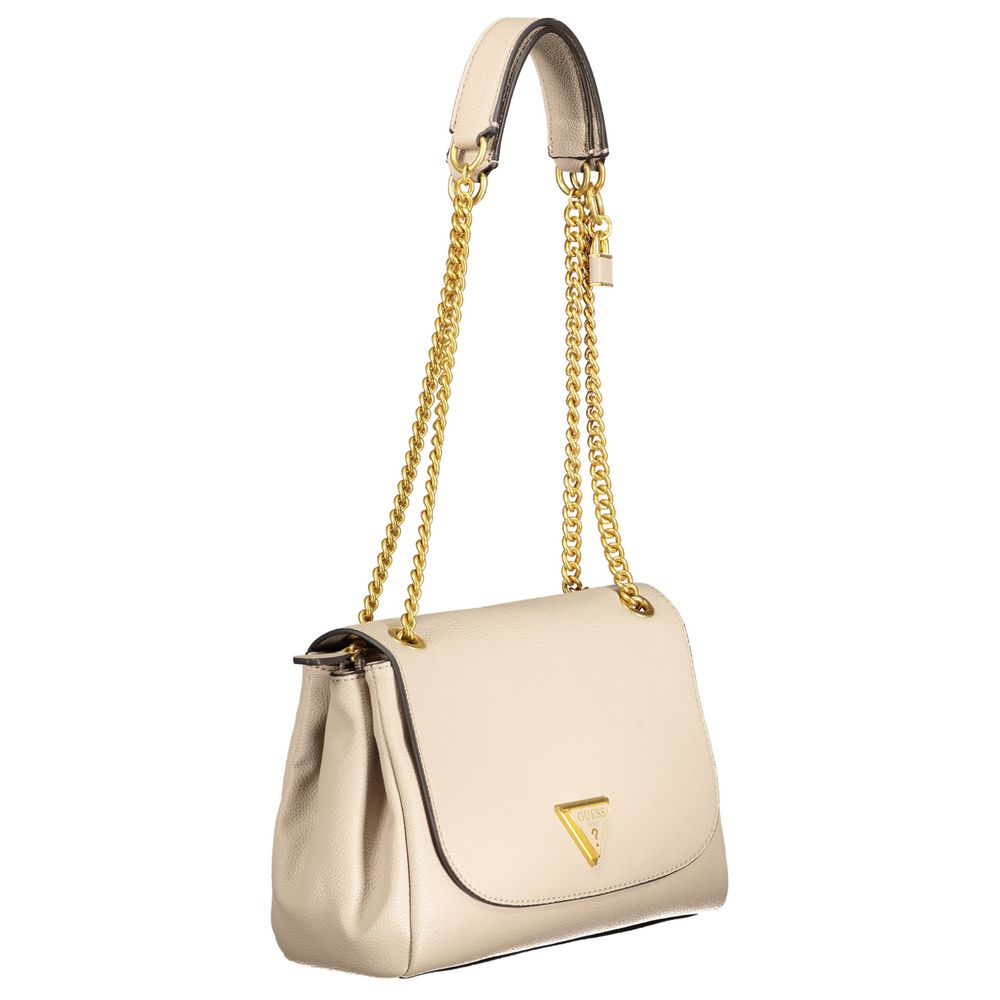 Guess Jeans Beige Polyethylene Handbag Guess Jeans