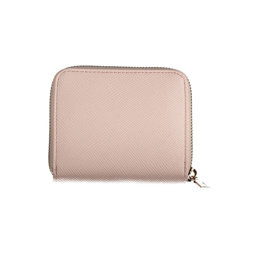 Guess Jeans Pink Polyethylene Wallet