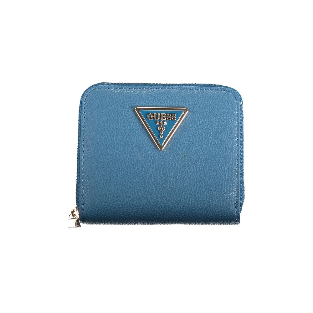 Guess Jeans Blue Polyethylene Wallet Guess Jeans