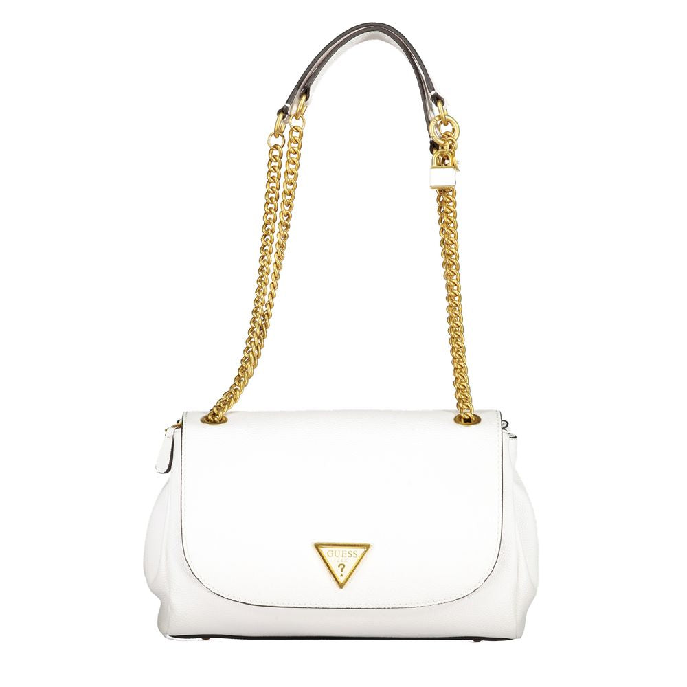 Guess Jeans White Polyethylene Handbag Guess Jeans