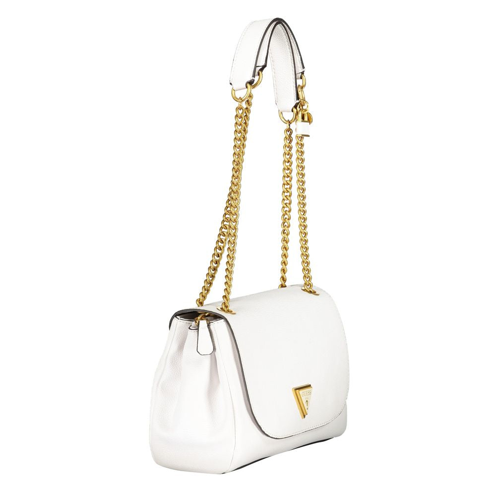 Guess Jeans White Polyethylene Handbag Guess Jeans