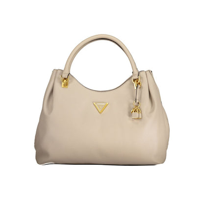 Guess Jeans Beige Polyethylene Handbag Guess Jeans