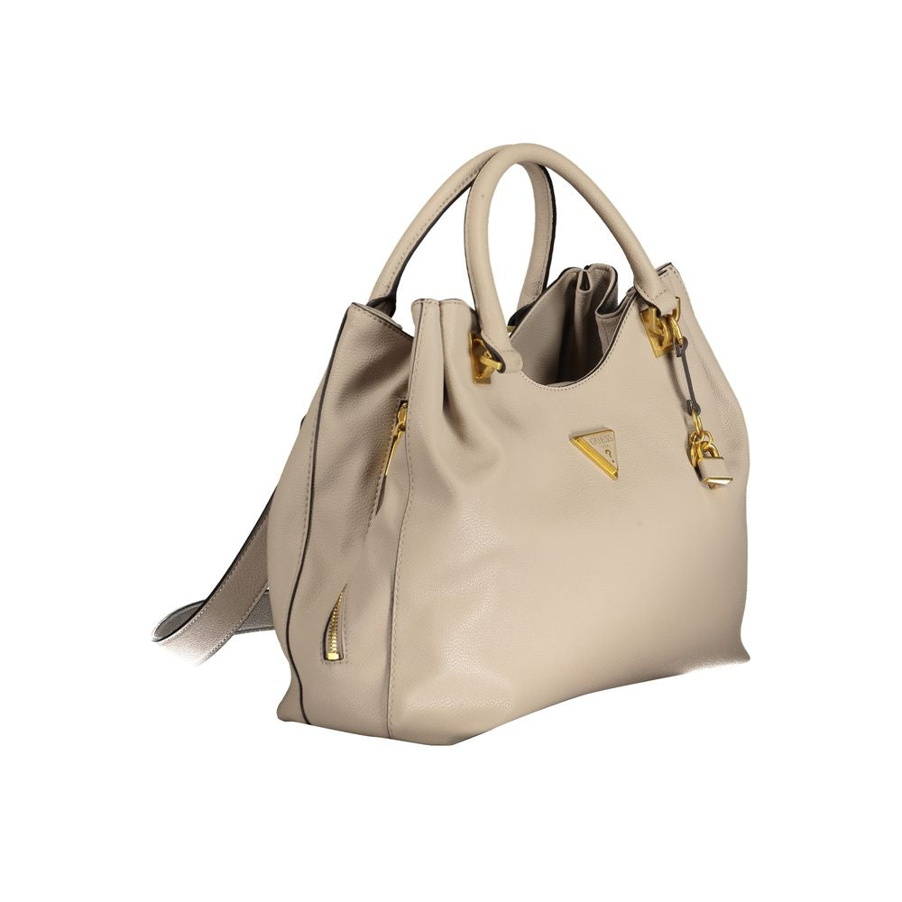 Guess Jeans Beige Polyethylene Handbag Guess Jeans