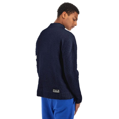 La Martina Blue Polyamide Sweater La Martina